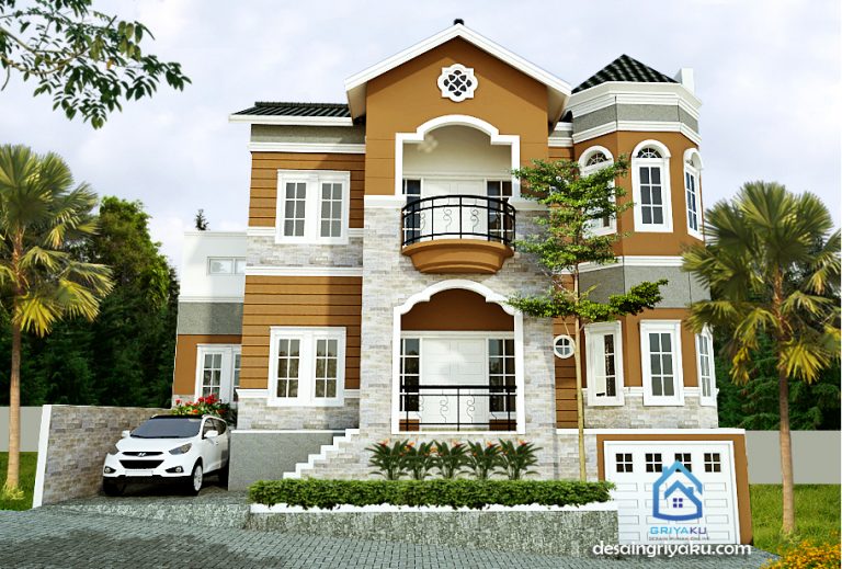 desain eksterior rumah pak hari 768x519 - Jasa Desain Rumah Online