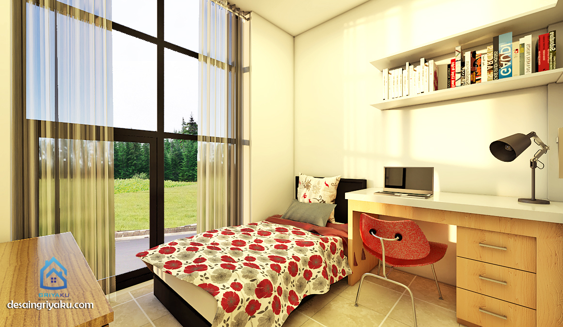 interior rumah 3x15 minimalis 5 - Kamar Tidur