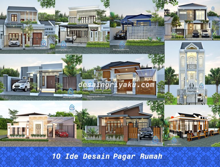 ide pagar desain rumah 768x583 - Artikel Arsitektur