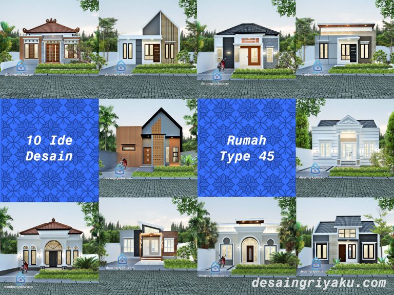 desain rumah type 45 768x576 - Artikel Arsitektur