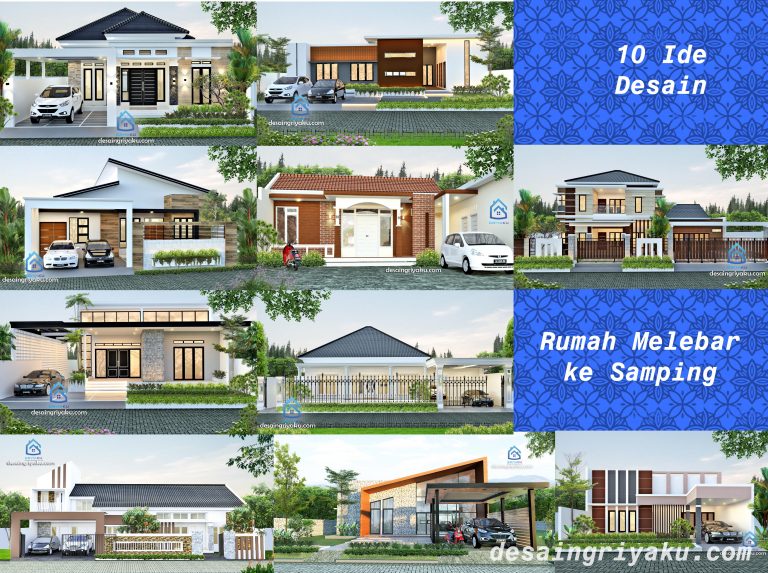 desain rumah melebar ke samping 768x573 - Artikel Arsitektur