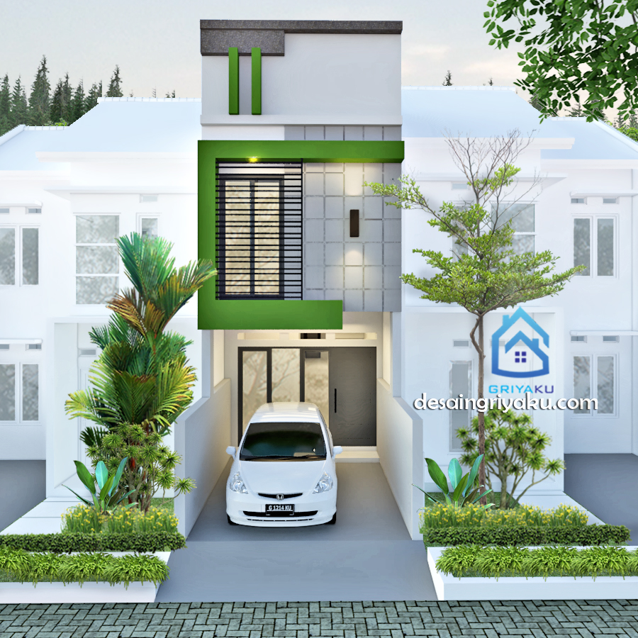 rumah 3 x 11 minimalis 2 lantai - Desain Rumah di lahan Sempit