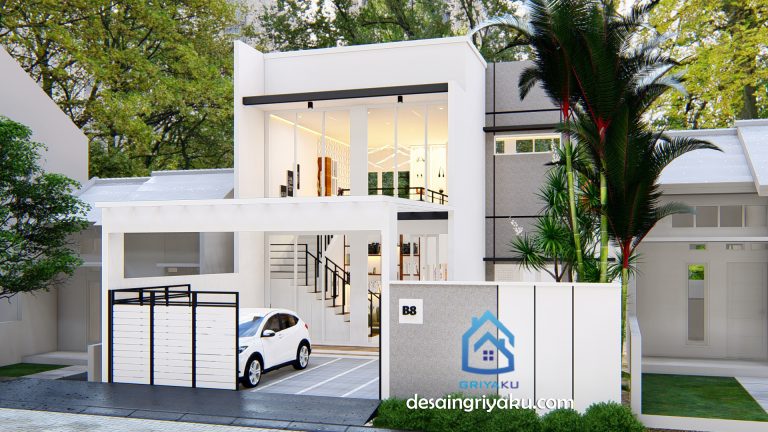 tampak rumah 10x22 minimalis modern 768x432 - Artikel Arsitektur
