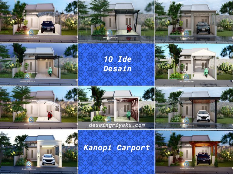 10 ide desain kanopi carport 1 768x574 - Artikel Arsitektur