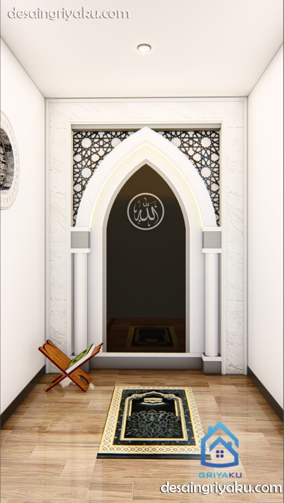 mihrab 9 578x1024 - 10 Desain Mihrab Mushola Rumah