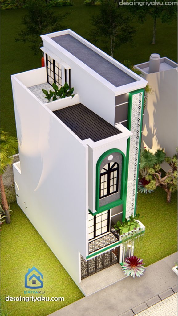 3 lantai islami 2 578x1024 - Ide Desain Rumah 3 Lantai