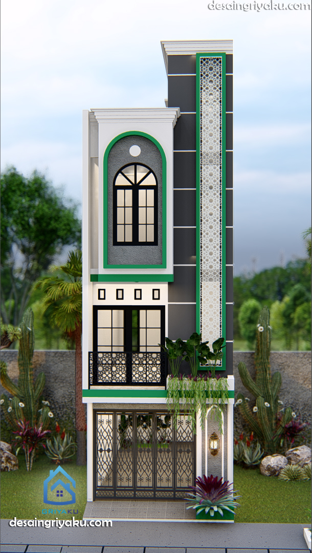 3 lantai islami - Ide Desain Rumah 3 Lantai