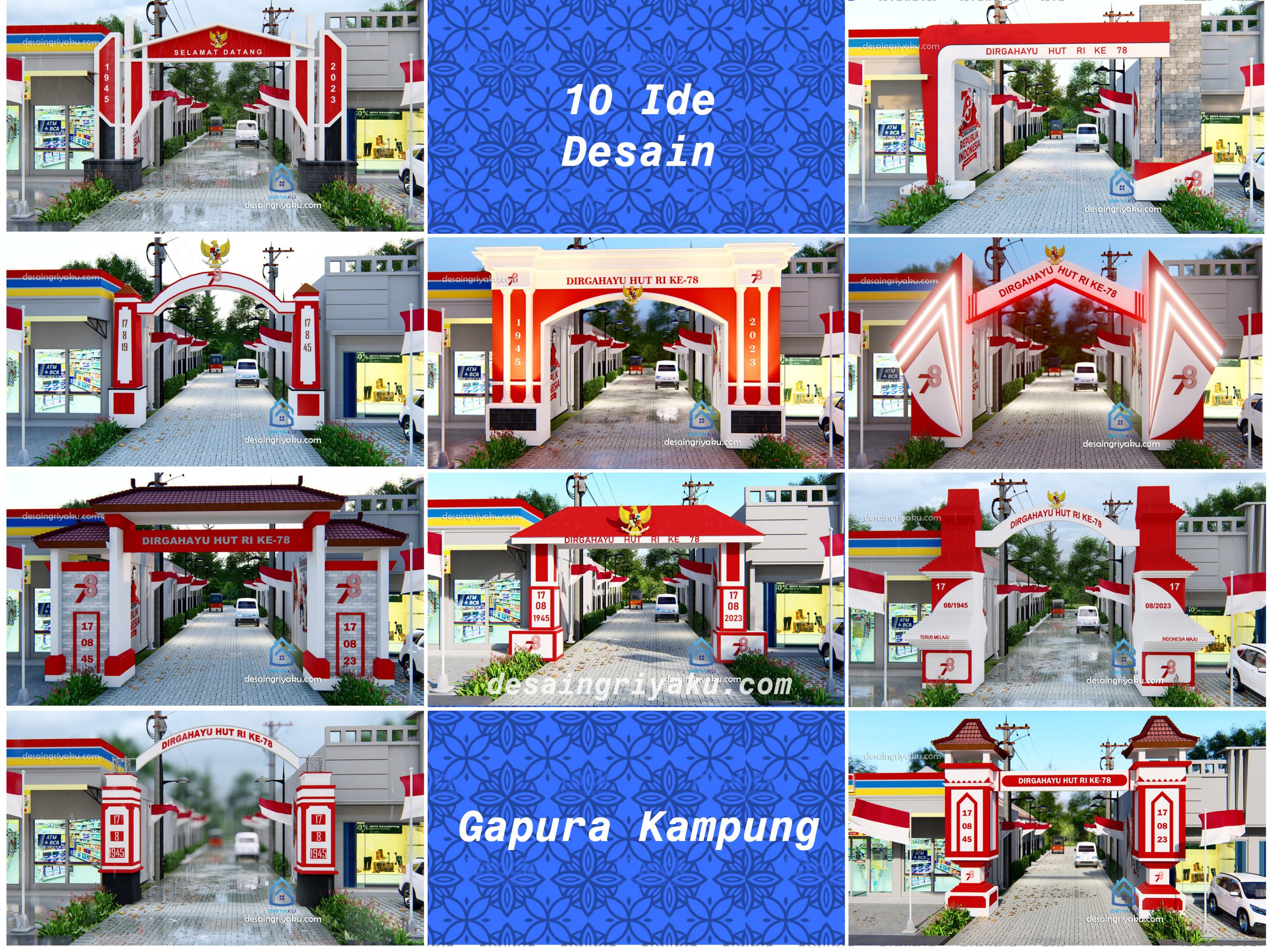 Read more about the article 10 Ide Desain Gapura Kampung