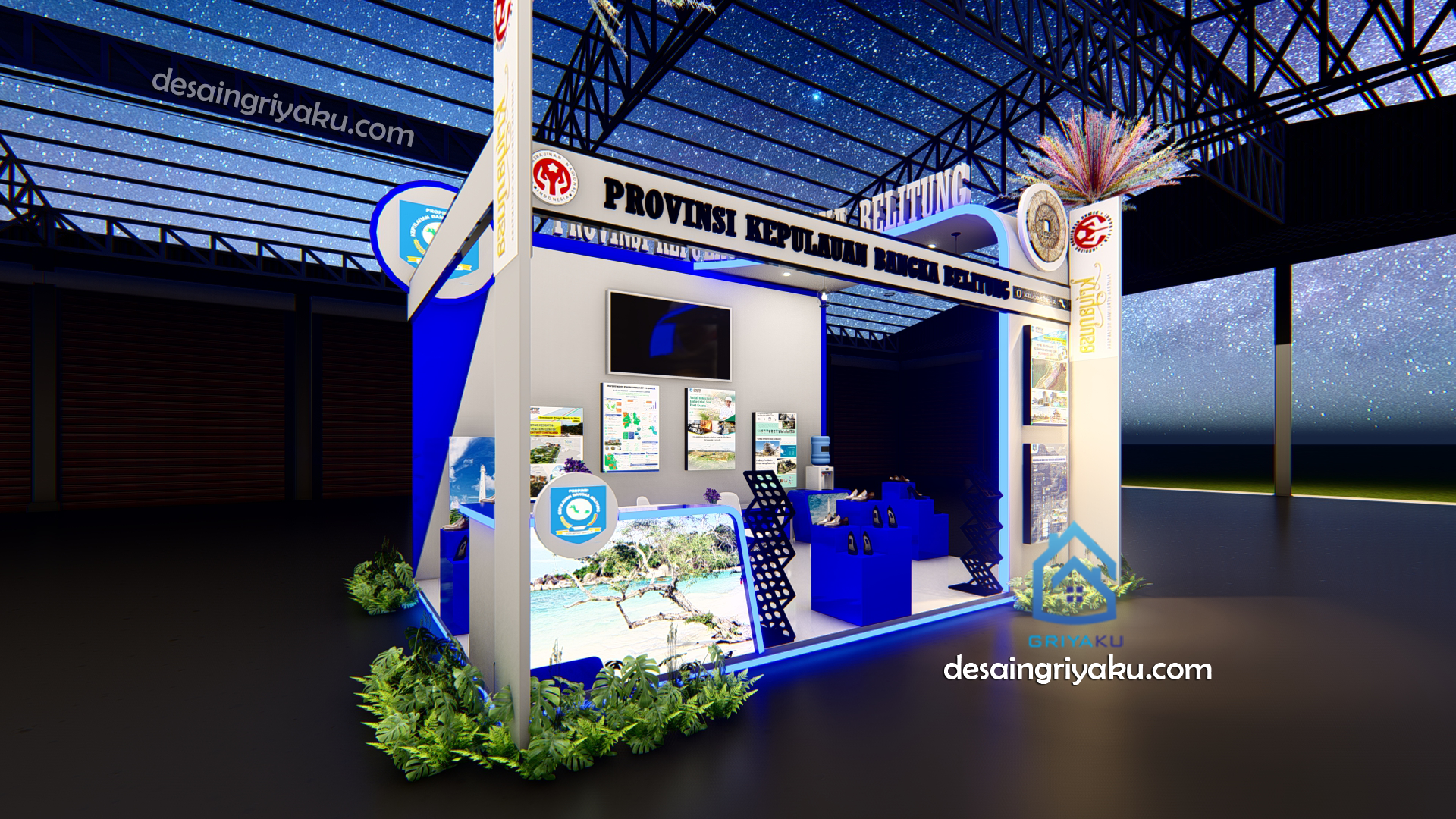 booth bangka belitung 3 - Desain Booth