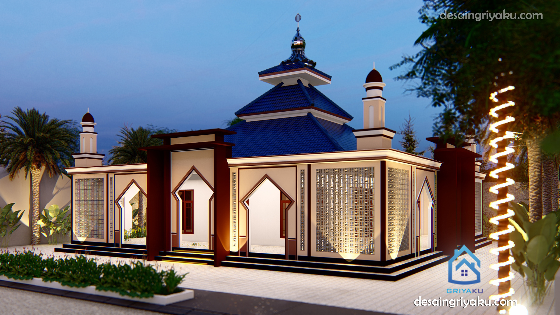 renovasi teras masjid nurul huda - Masjid