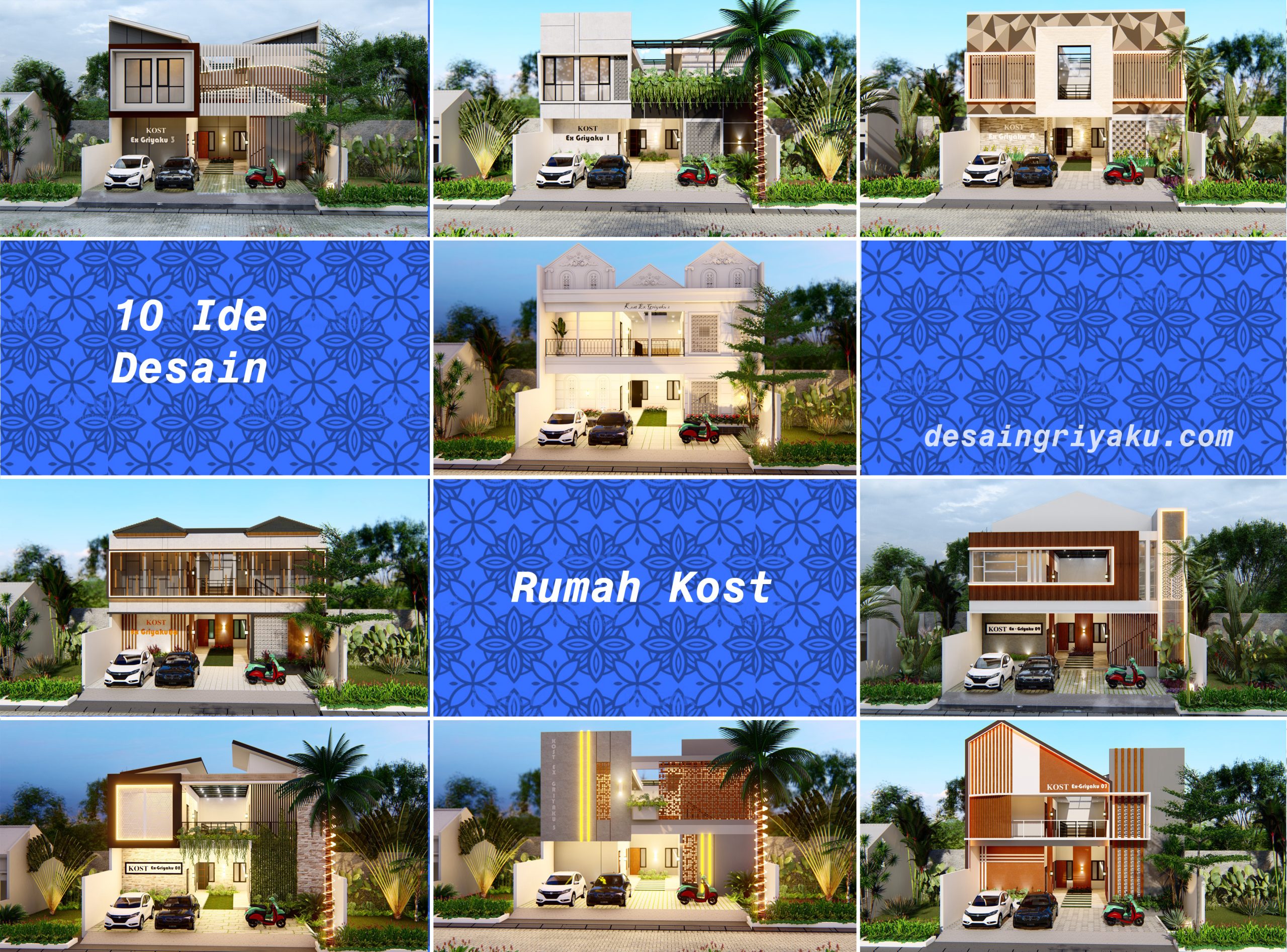 Read more about the article Ide Desain Rumah Kos 2 lantai