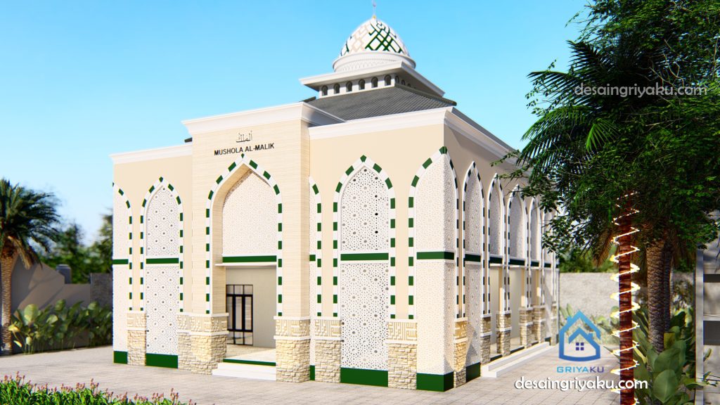 mushola al malik v2 1024x576 - 10 desain masjid 2 lantai