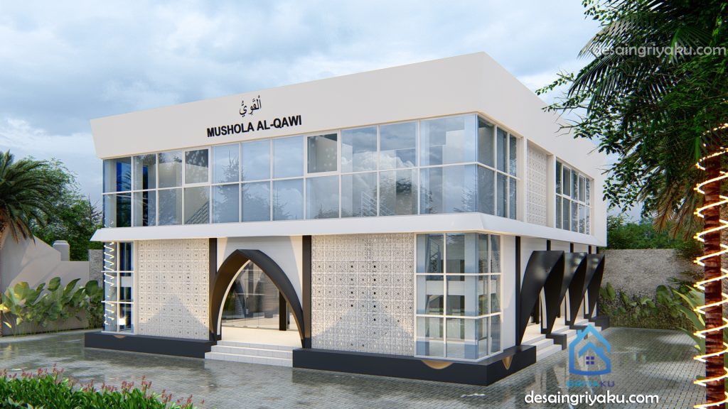 mushola al qawi 1024x576 - 10 desain masjid 2 lantai