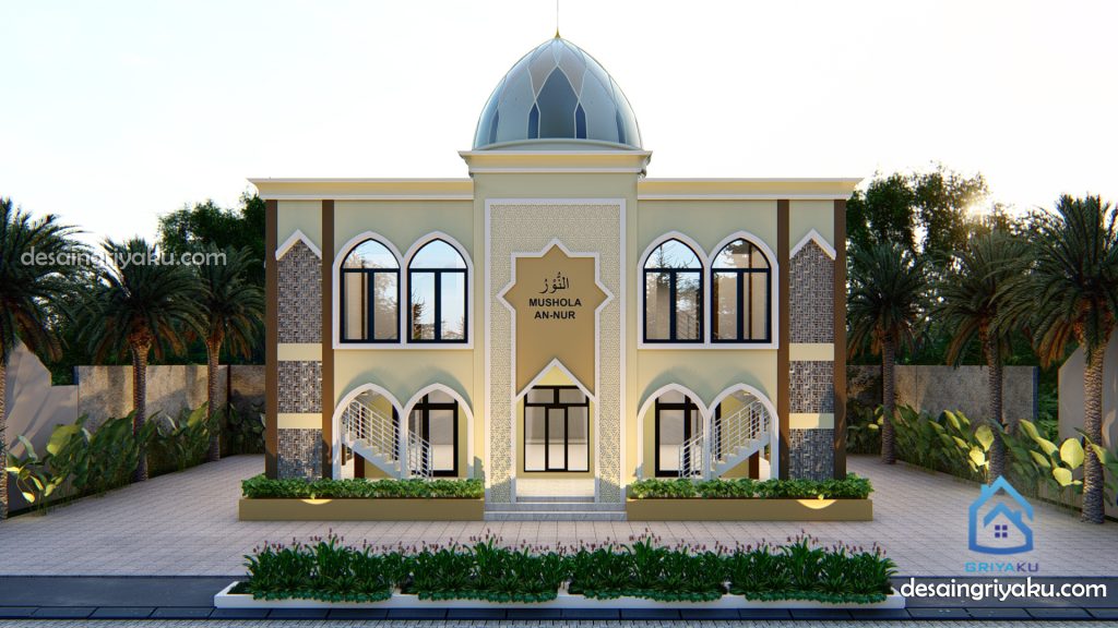 mushola an nur 1024x576 - 10 desain masjid 2 lantai