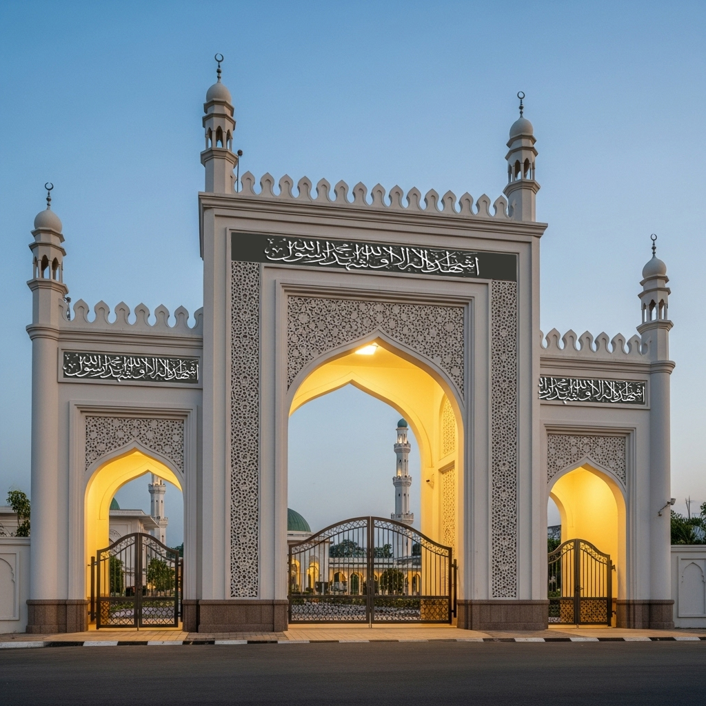 gerbang masjid 1 - ide desain gerbang masjid