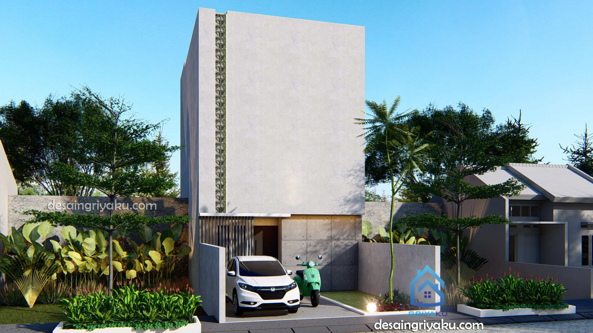 barat timur 01c - Rumah Lebar 6 meter