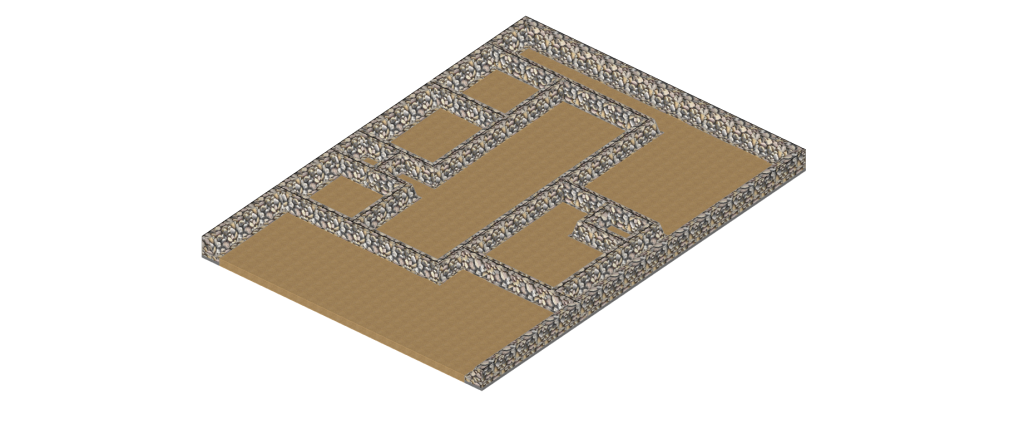 batu kali sketchup v2aaa 1024x434 - Cara Menghitung Volume Pondasi Batu Kali