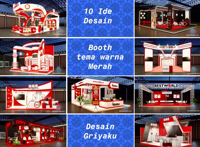10 ide desain booth merah 768x568 - Artikel Arsitektur