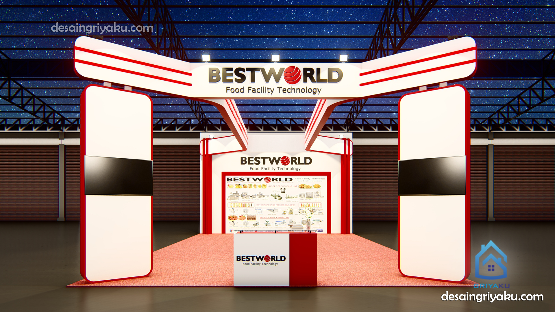 booth best world 2 - Desain Booth