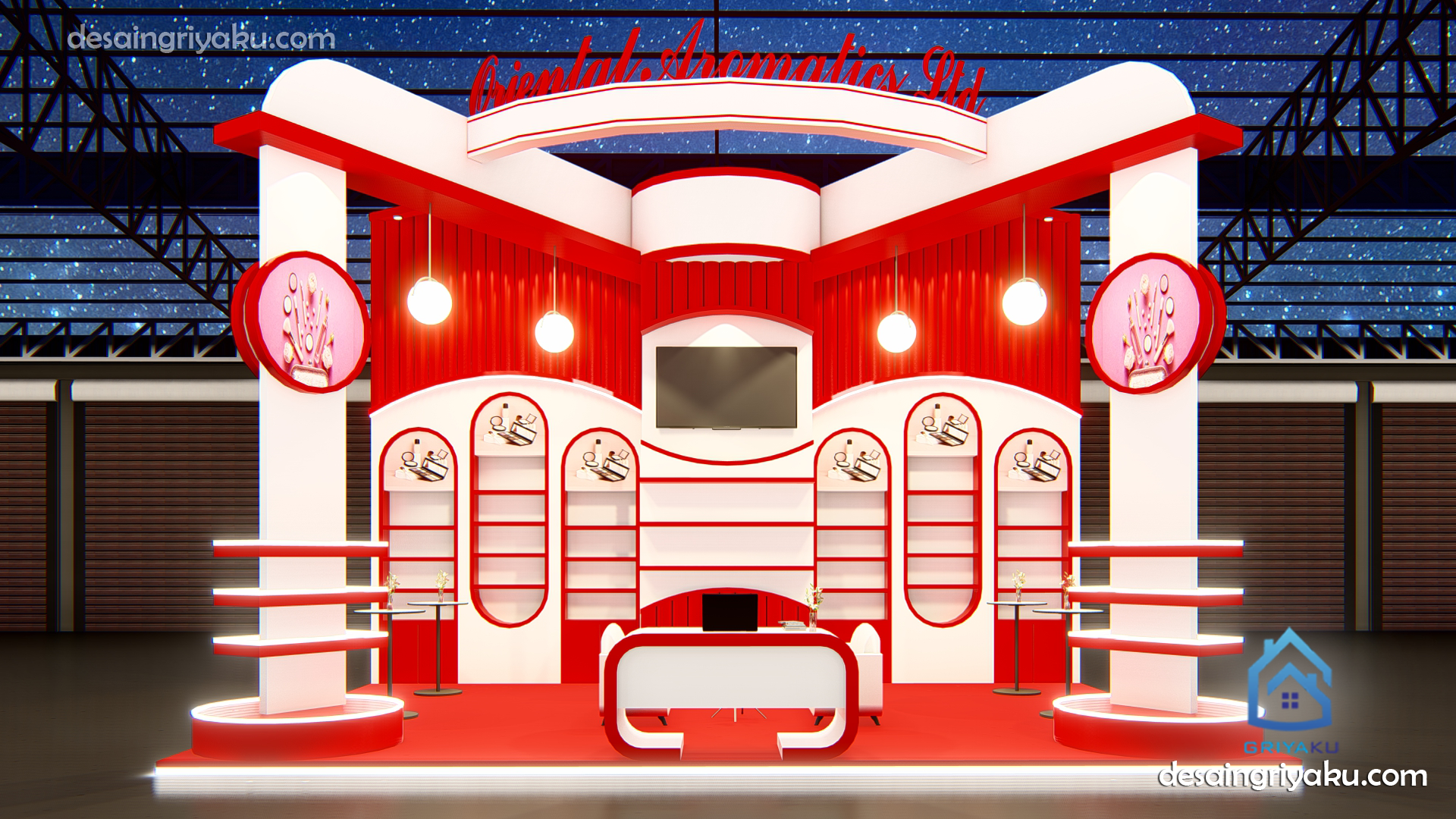 booth oriental aromatic ltd - Desain Booth