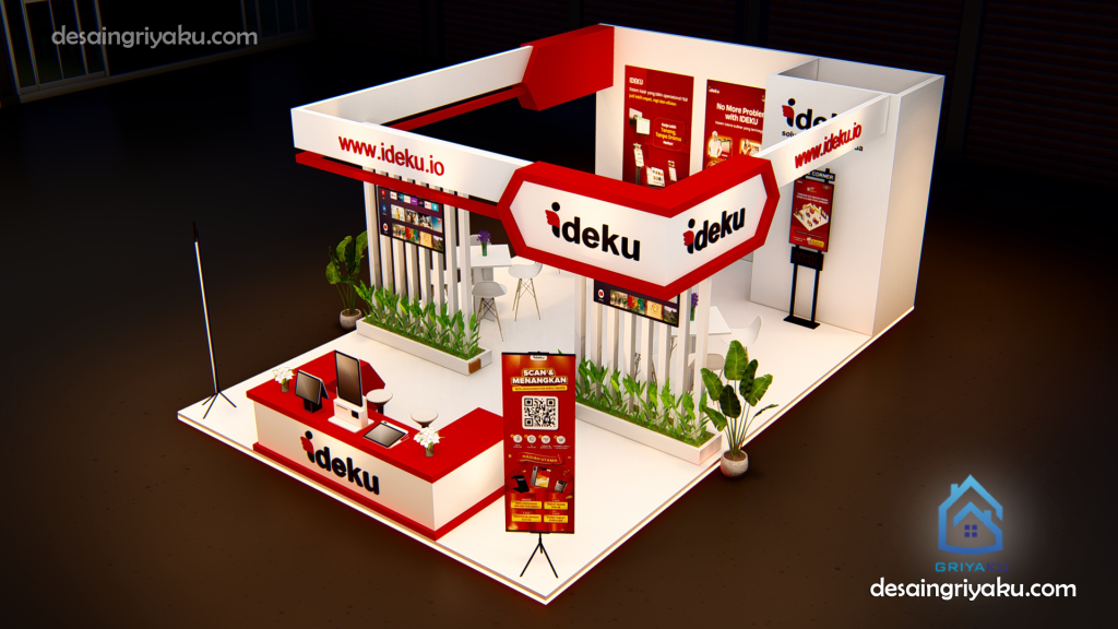 desain booth ideku 1024x576 - Ide Booth Warna Merah