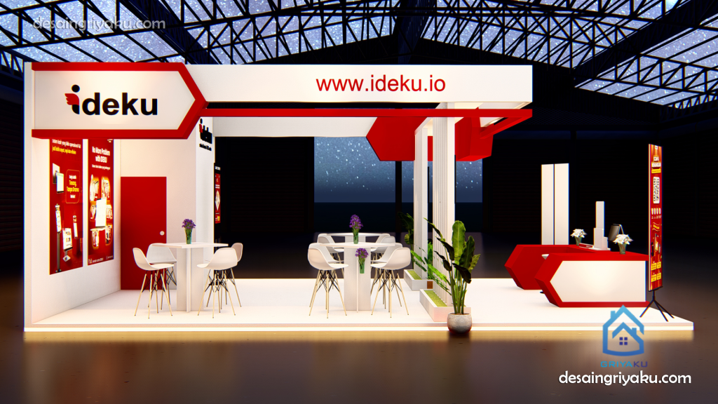 desain booth ideku v2 1024x576 - Ide Booth Warna Merah