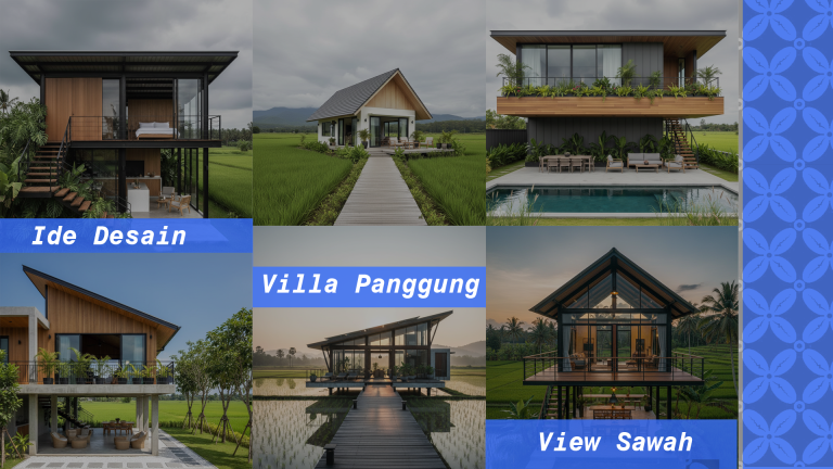 ide desain villa panggung view sawah 768x432 - Artikel Arsitektur