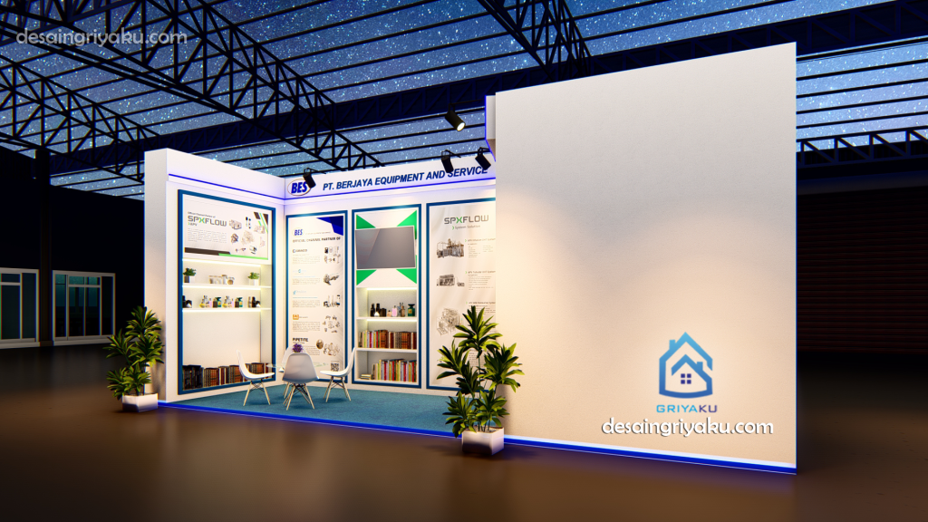booth biru BES 1 1024x576 - Ide Booth Warna Biru
