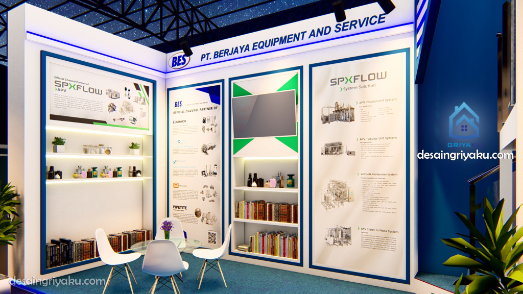 booth biru BES 4 1024x576 - Ide Booth Warna Biru