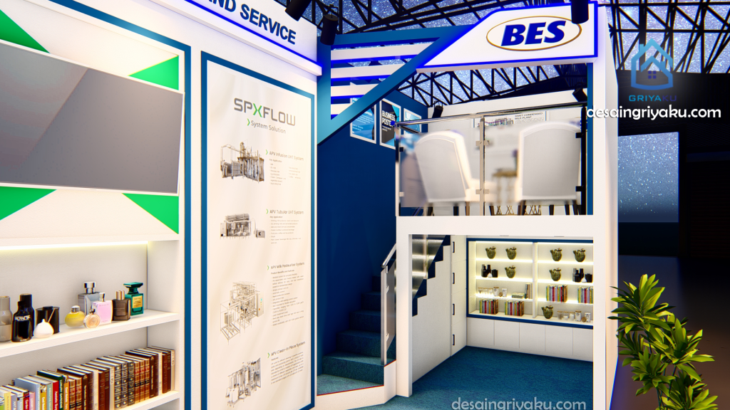 booth biru BES 5 1024x576 - Ide Booth Warna Biru