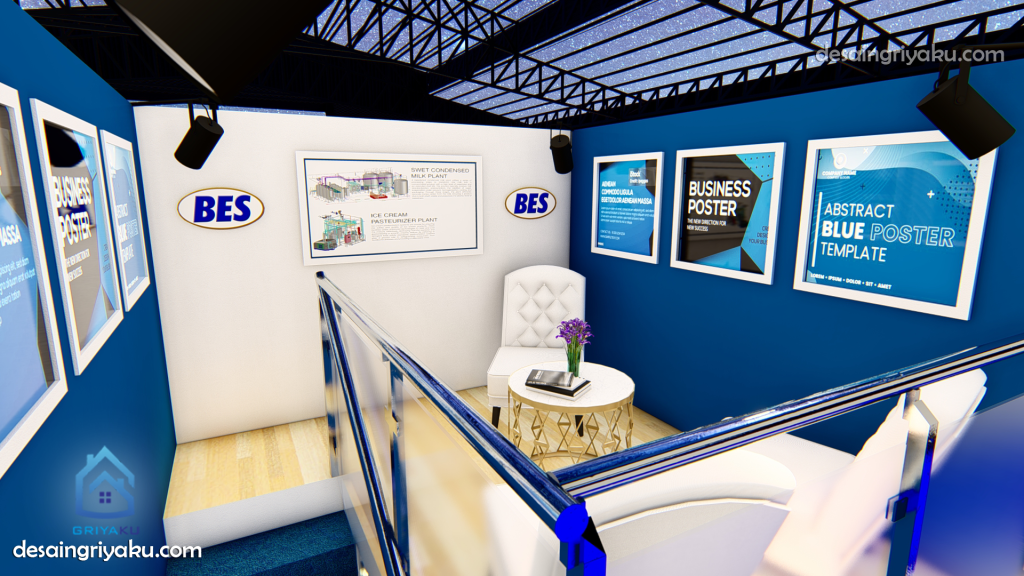 booth biru BES 7 1024x576 - Ide Booth Warna Biru