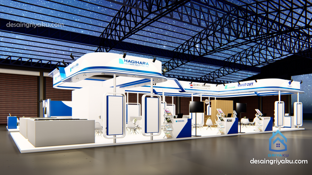 desain booth victory blessing 1 1024x576 - Ide Booth Warna Biru